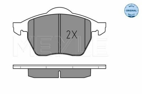 Колодки гальмівні (передні) Audi A3/VW Golf IV -03 (без датчика)