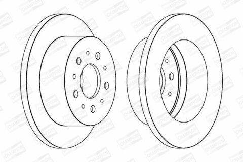 Диск тормозной задний Jumper, Fiat Ducato, Peugeot Boxer 06-1400kg CITROEN