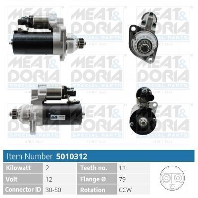 Стартер a3 (8p1) 2.0 tdi 03-12, seat altea (5p1) 2.0 tdi 05-10, skoda , vw