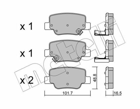 Тормозные колодки (задние) Toyota Verso 09-18