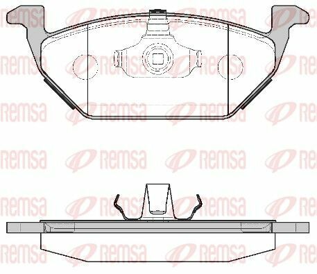 Тормозные колодки перед. AUDI A2, A3 VW Bora, Golf IV SEAT SKODA