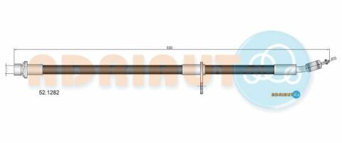 ADRIAUTO Шланг тормозной пер. прав. TOYOTA  Avensis -03
