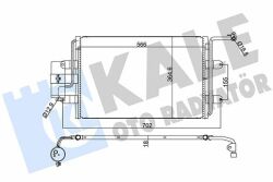 Радиатор кондиционера Audi A3, Skoda Octavia II, Superb, Caddy III, Golf V, VI, Touran Радиатор кондиционера Audi A3, Skoda Octavia II, Superb, Caddy III, Golf V, VI, Touran
