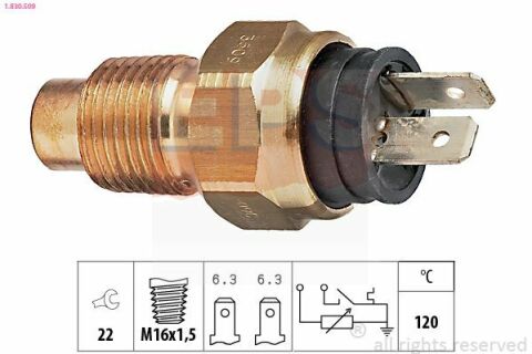 EPS FIAT Датчик температуры воды Croma,Alfa Romeo 155/156,Lancia Dedra