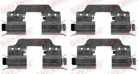 Гальмівні  аксесуари  (Монтажний  комп-кт  колодки)