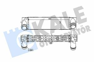 KALE BMW Интеркулер X3 F25,X4 F25 2.0d/2.8i 10-