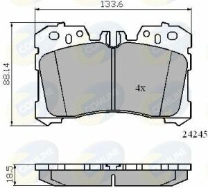 CBP01733 Comline - Тормозные колодки для дисков