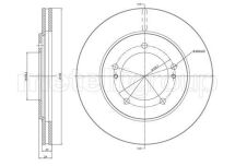 Диск гальмівний (передній) Suzuki Grand Vitara 98-05 (310x22) (вент.)