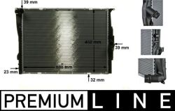 Радіатор охолодження BMW 1 / 3 (E90/91/92/93) Радіатор охолодження BMW 1 / 3 (E90/91/92/93)