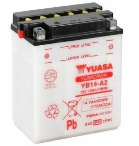 МОТО Yuasa 12V 14,7Ah  YuMicron Battery  YB14-A2 (сухозаряжений)