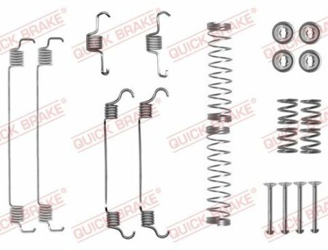 Комплект пружинок колодок ручника Citroen C2/C3/C4/Peugeot 208/301 02-