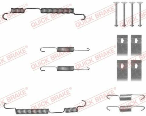 BRAKE Комплект пружинок колодок ручного тормоза