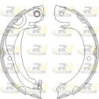 Гальмівні колодки барабанні