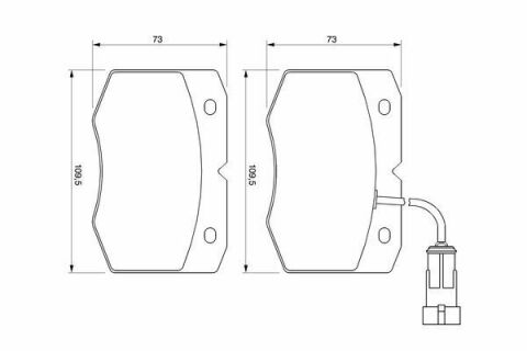 Гальмівні передні колодки Iveco Daily II 92- FIAT