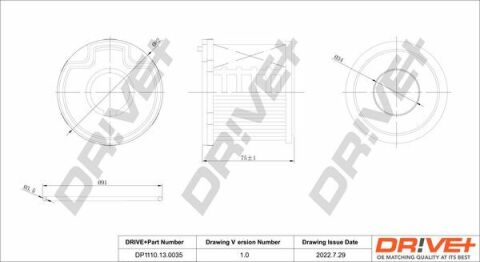 DP1110.13.0035 Drive+ - Фільтр палива