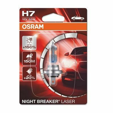 Автолампа H7  12V 55W Night Breaker Laser +150%