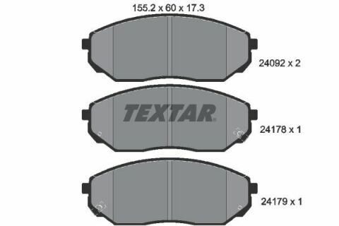 Колодки тормозные (передние) Kia Sorento 02- (Sumitomo)