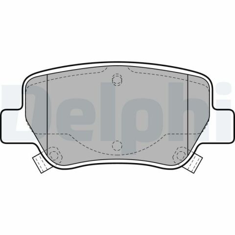 Комплект гальмівних накладок, дискове гальмо