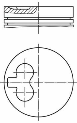 Поршень VW/Audi 1.9D/2.4D (80.01mm/+0.50)