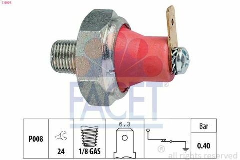 Датчик давления масла Mutsubishi Carisma/Colt/Galant/L200/Lancer/Pajero 1.6-2.5 91-15