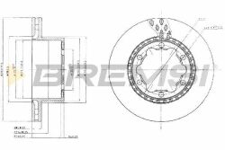 Тормозной диск зад. Sprinter/Crafter 06-5.0t (303x28) Тормозной диск зад. Sprinter/Crafter 06-5.0t (303x28)