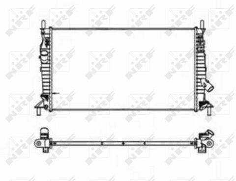 Радіатор охолодження Mazda 3 1.6DI Turbo/MZ-CD/2.0MZR-CD 03-09