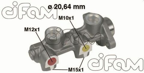 CIFAM OPEL Головний гальмівний циліндр D20,64mm Vectra 1.4/1.8/1.7D 88-