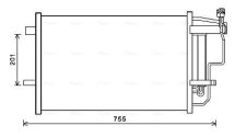 Радіатор кондиціонера (конденсатор) 3 1.6/2.2 08- Mazda Радіатор кондиціонера (конденсатор) 3 1.6/2.2 08- Mazda