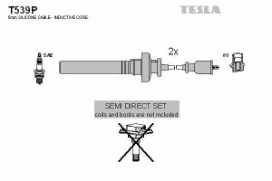 Кабель зажигания к-кт TESLA Mitsubishi 96-1,3