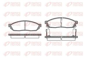 Тормозные колодки передн. CIVIC I (SF) 1300 L 80-83, SUZUKI CARRY (0S) 0.8 (ST90) 80-85