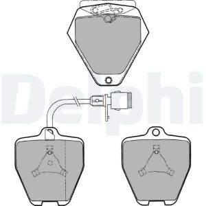 DELPHI VW Тормозные колодки передние Audi A8 2.5TDI/3.7  -02