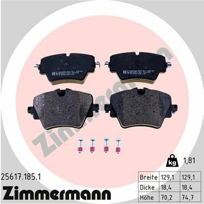 Колодки тормозные (передние) BMW 3/5/X1/X2/X3/13- (Lucas)