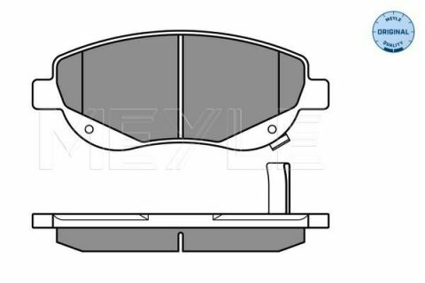 Колодки гальмівні (передні) Toyota Avensis 2.2D 09- (150.7x19)