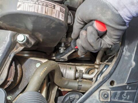 Тріскачка 1/2" ротаційна 72 зубця 288 мм з поворотною ручкою на 360°