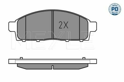 Колодки тормозные (передние) Mitsubishi L200/Pajero Sport II 05-