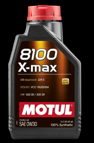 Моторное масло MOTUL 8100 X-max 0W-30, 1 литр Моторное масло MOTUL 8100 X-max 0W-30, 1 литр