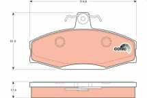 Колодки гальмівні