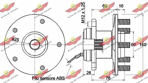Комплект колісних підшипників