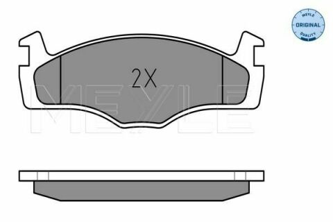 Колодки тормозные (передние) Seat Cordoba/Ibiza II/VW Golf/Jetta II/Passat/Polo 1.3-2.2 0. 76-99