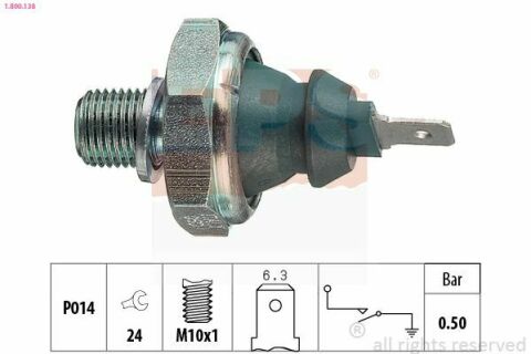 EPS VW Датчик давления масла Golf IV,Polo,Skoda Octavia 1.0/1.4 95-