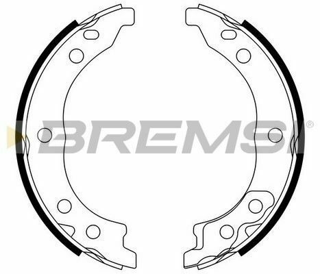 Колодки ручного гальма Ducato 94-02/Boxer 02- (Bendix) Колодки ручного гальма Ducato 94-02/Boxer 02- (Bendix)