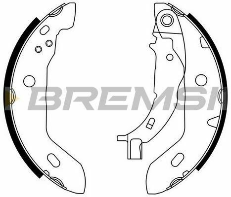 Колодки ручного тормоза W168 97-04 (TRW)