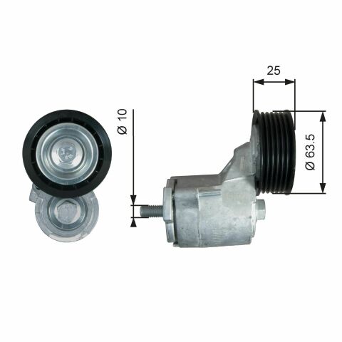 Натяжник ременя генератора Chery Tiggo 1.6-2.0 06- 