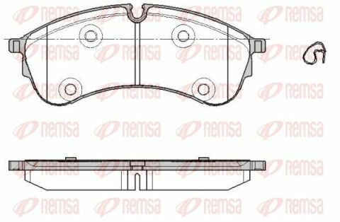 тормозная колодка crafter 2.0 tdi rwd 16-, man