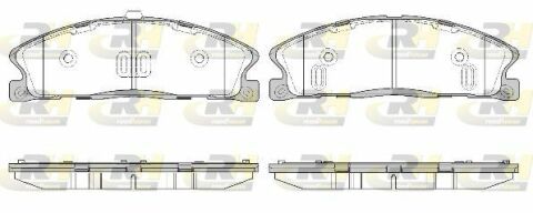 Гальмівні колодки дискові Гальмівні колодки дискові