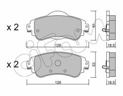 Тормозные колодки передние Citroen C4 09– Тормозные колодки передние Citroen C4 09–