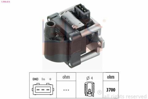 Катушка зажигания с модулем зажиг.Audi 80,Skoda Favorit,Felicia,Octavia I,Golf III,IV,Passat,Polo,T4 1.0/2.5 Катушка зажигания с модулем зажиг.Audi 80,Skoda Favorit,Felicia,Octavia I,Golf III,IV,Passat,Polo,T4 1.0/2.5