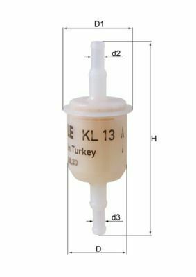 Фильтр топливный BMW 5 I-II 76-87/CITROEN C25 81-94/FIAT UNO I 83-06