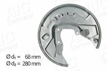 Кожух гальмiвного диска заднiй, лiвий Кожух гальмiвного диска заднiй, лiвий