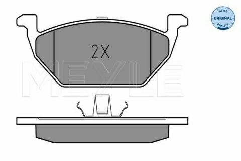 Колодки гальмівні (передні) VW Caddy 03-